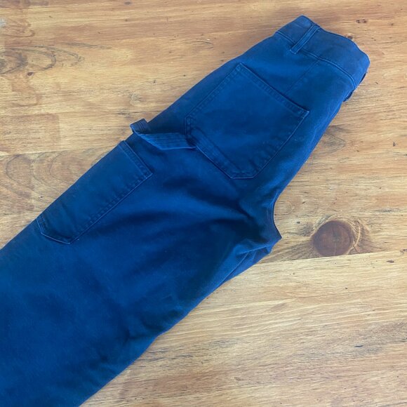 Aritzia Wilfred Free Modern Cargo Pants Black Pockets Straight Leg Sz 2 - Picture 2 of 6